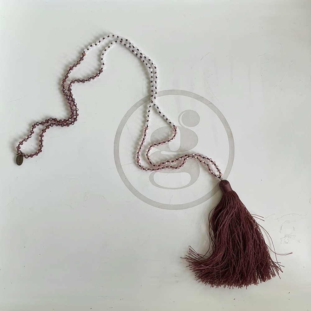 Long beaded chain with Tassel